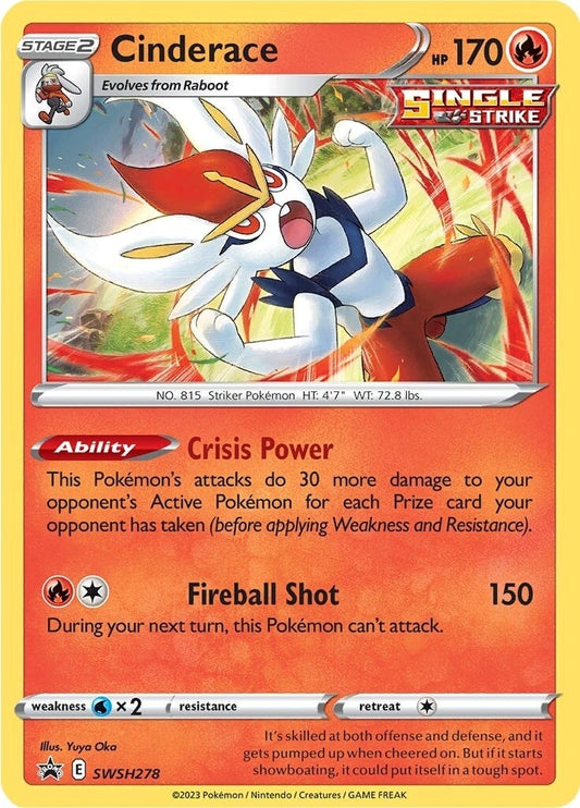Cinderace - SWSH278 - SWSH278 (Holo)
