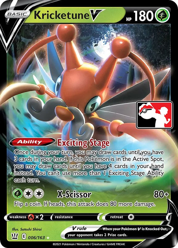 Kricketune V - 006/163 (Holo)