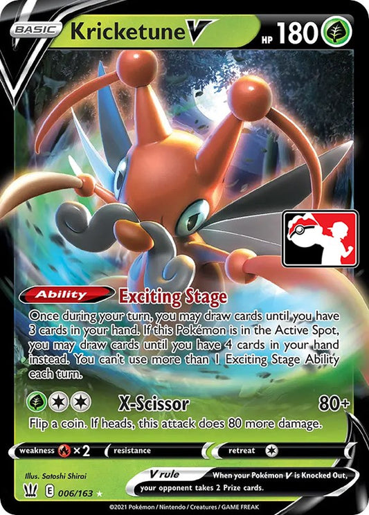 Kricketune V - 006/163 (Holo)