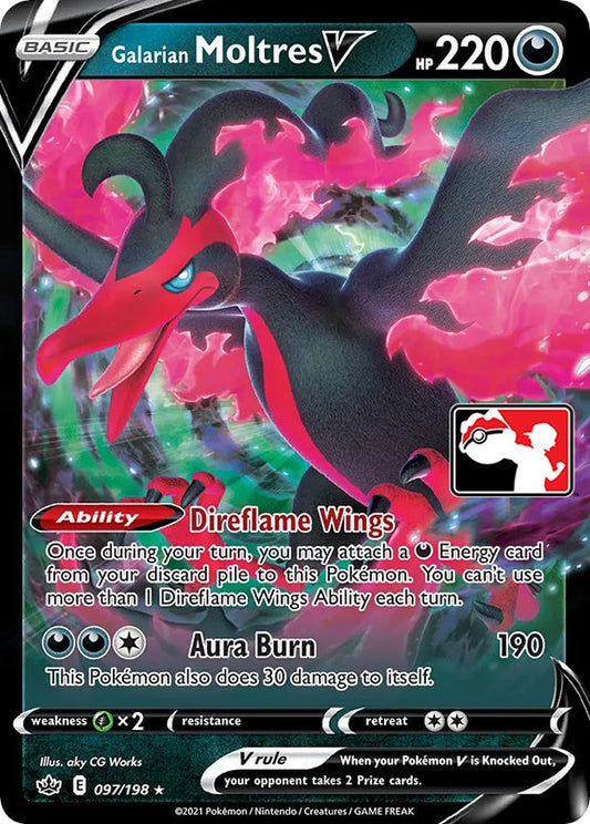 Galarian Moltres V - 097/198 (Holo)