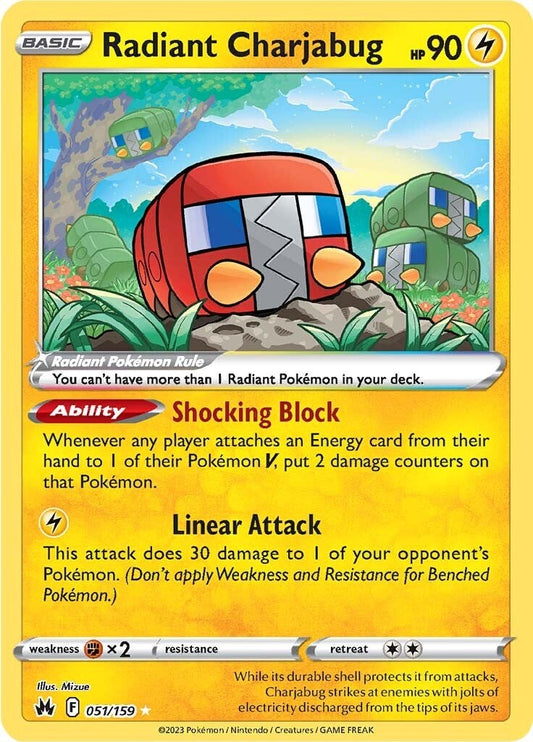 Radiant Charjabug - 051/159 (Holo)
