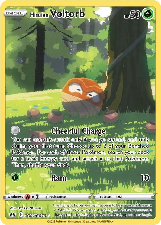 Hisuian Voltorb - GG01/GG70 (Holo)