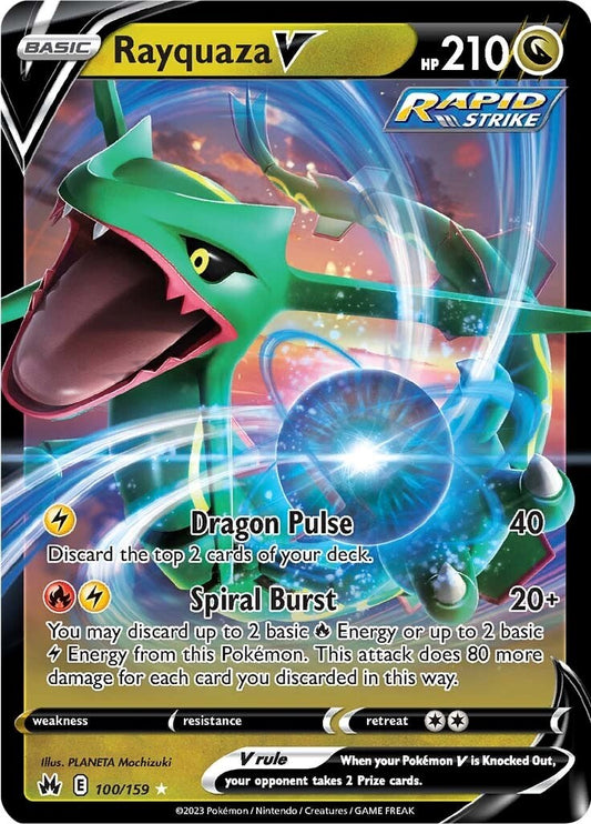 Rayquaza V - 100/159 (Holo)