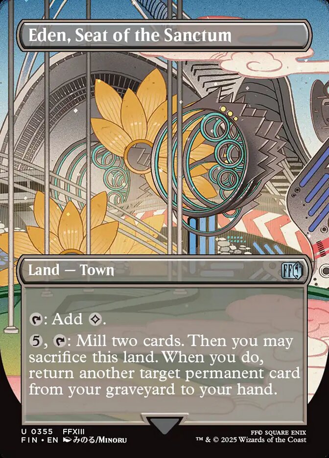 Eden, Seat of the Sanctum - 355 (Foil) (JP)