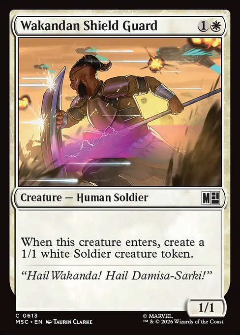 Wakandan Shield Guard - 613 (Foil)