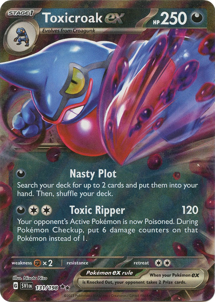 Toxicroak ex - 131/198 - 131/198 (Holo)