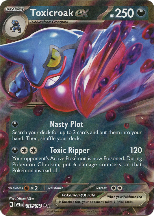 Toxicroak ex - 131/198 - 131/198 (Holo)