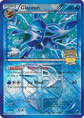 Glaceon [Staff] (City Championships) - 023/116 (Foil)