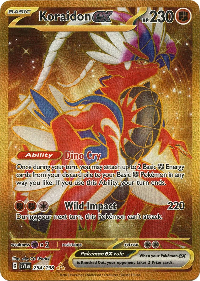 Koraidon ex - 254/198 (Foil) Near Mint_Foil