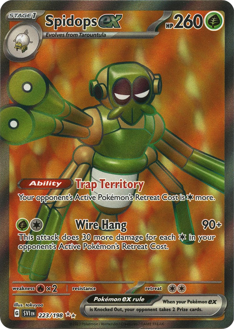 Spidops ex - 223/198 - 223/198 (Holo)
