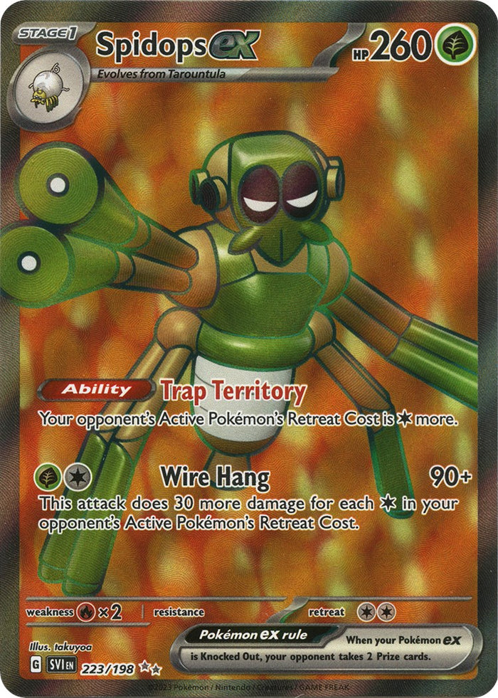 Spidops ex - 223/198 - 223/198 (Holo)