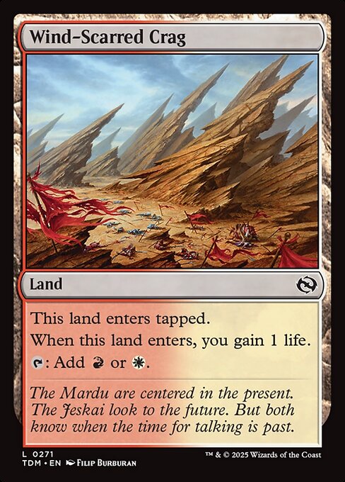 Wind-Scarred Crag - 271 (Normal) Near Mint_Non-Foil
