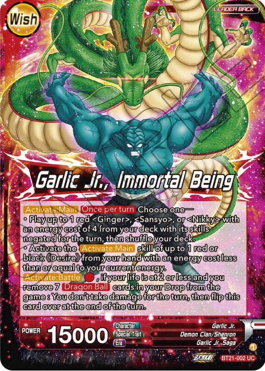 Garlic Jr. // Garlic Jr., Immortal Being - BT21-002 (Foil) Near Mint_Foil