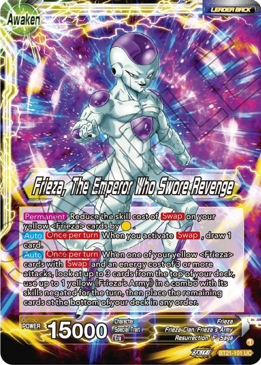 Frieza // Frieza, The Emperor Who Swore Revenge - BT21-101 (Normal) Near Mint_Normal