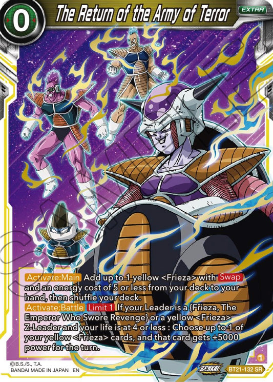 The Return of the Army of Terror - BT21-132 (Foil) Near Mint_Foil