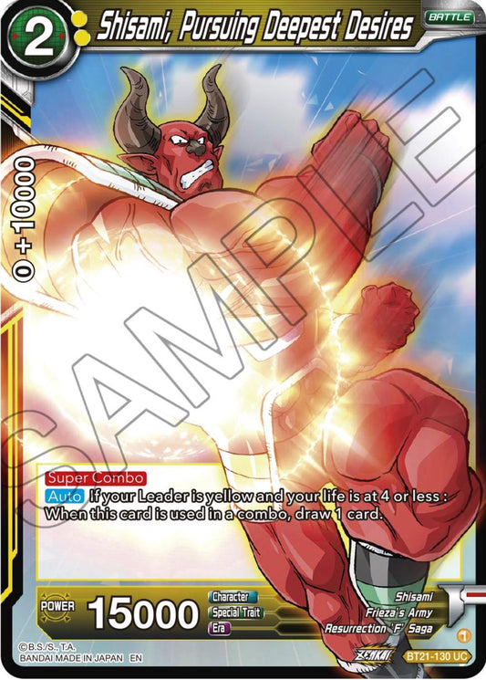 Shisami, Pursuing Deepest Desires - BT21-130 (Normal) Near Mint_Normal