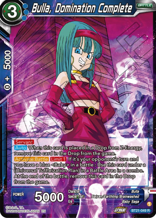 Bulla, Domination Complete - BT21-049 (Foil) Near Mint_Foil