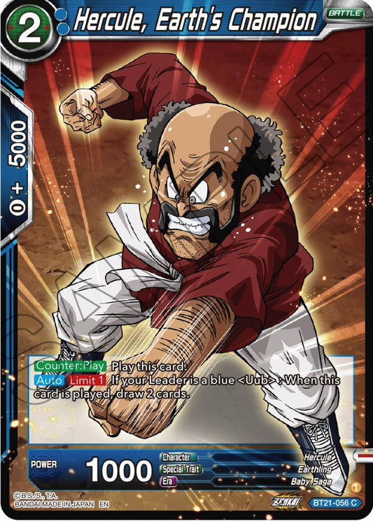 Hercule, Earth's Champion - BT21-056 (Normal) Near Mint_Normal