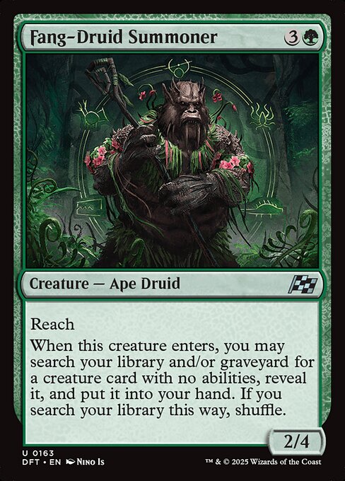 Fang-Druid Summoner - 163 (Normal) Near Mint_Non-Foil