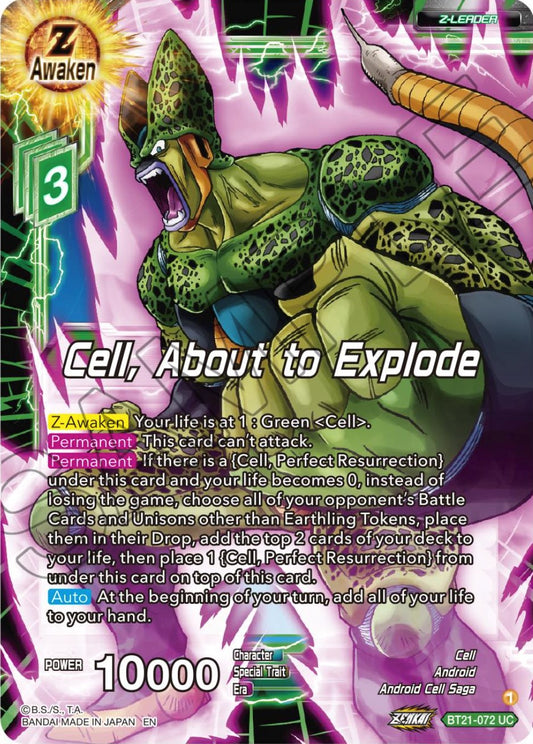 Cell, About to Explode - BT21-072 (Normal) Near Mint_Normal