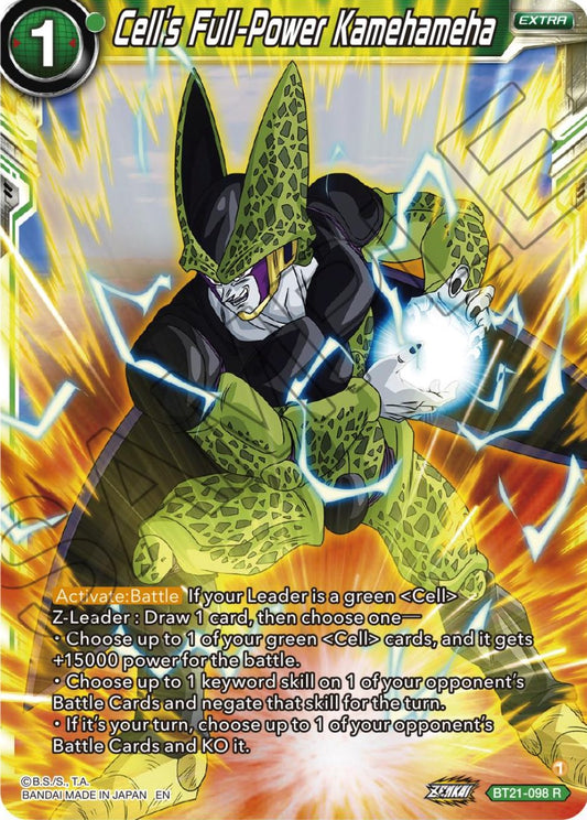 Cell's Full-Power Kamehameha - BT21-098 (Normal) Near Mint_Normal