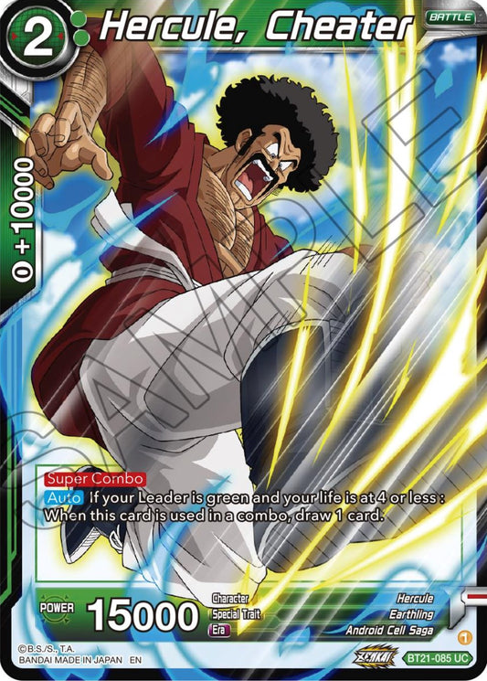 Hercule, Cheater - BT21-085 (Normal) Near Mint_Normal