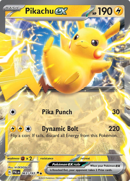 Pikachu ex - 063/193 (Holo)