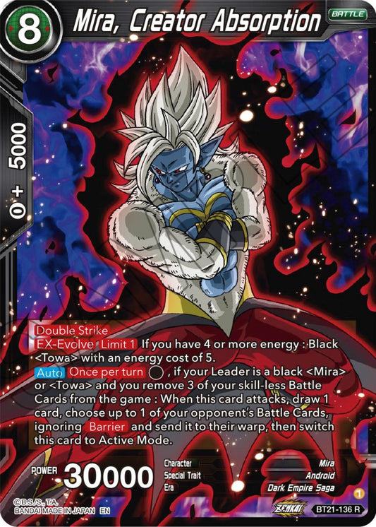 Mira, Creator Absorption - BT21-136 (Foil) Near Mint_Foil