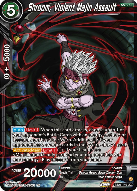Shroom, Violent Majin Assault - BT21-140 (Foil) Near Mint_Foil