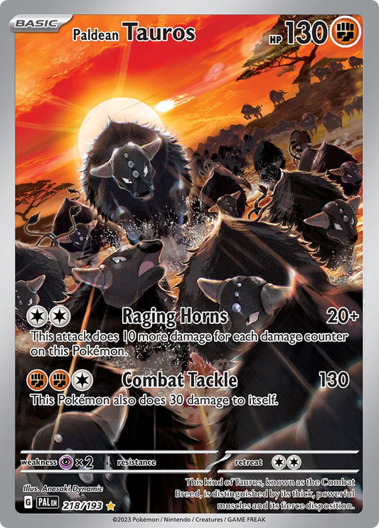 Paldean Tauros - 218/193 - 218/193 (Holo)