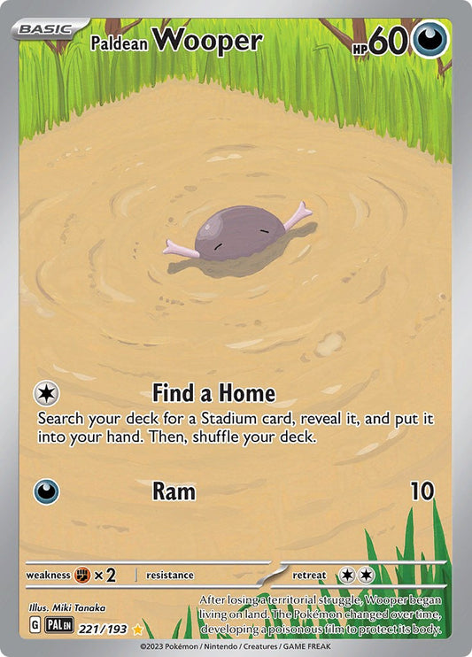 Paldean Wooper - 221/193 - 221/193 (Holo)