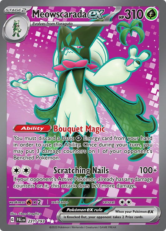 Meowscarada ex - 231/193 - 231/193 (Holo)