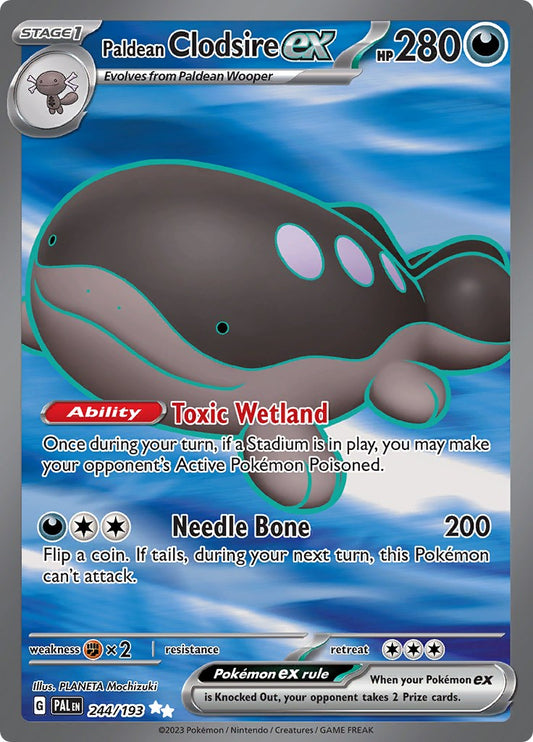 Paldean Clodsire ex - 244/193 - 244/193 (Holo)