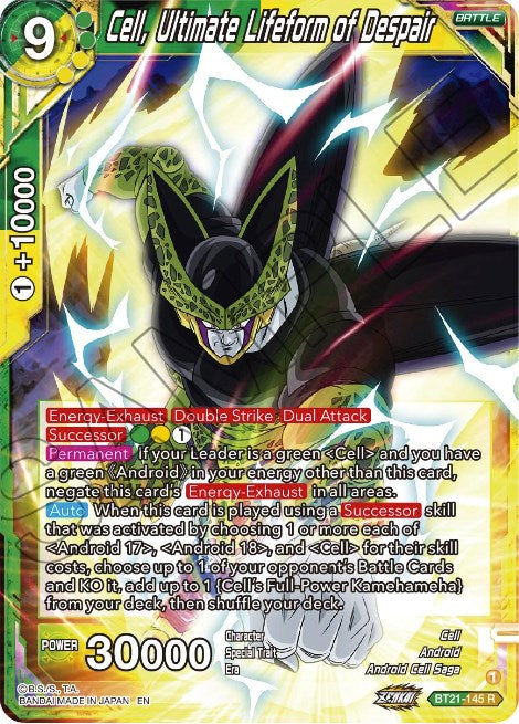 Cell, Ultimate Lifeform of Despair - BT21-145 (Normal) Near Mint_Normal