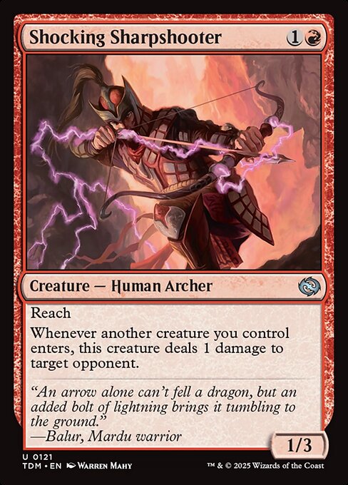 Shocking Sharpshooter - 121 (Normal) Near Mint_Non-Foil