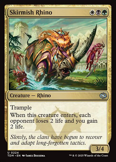 Skirmish Rhino - 224 (Normal) Near Mint_Non-Foil