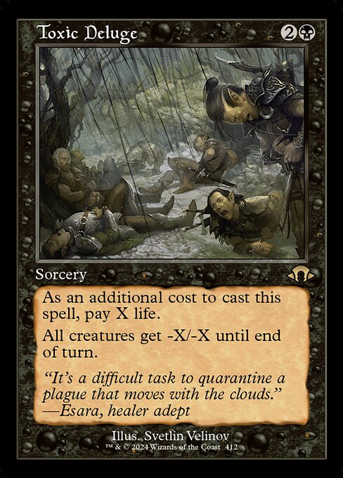 Toxic Deluge Retro - 412 (Foil) Near Mint_Foil