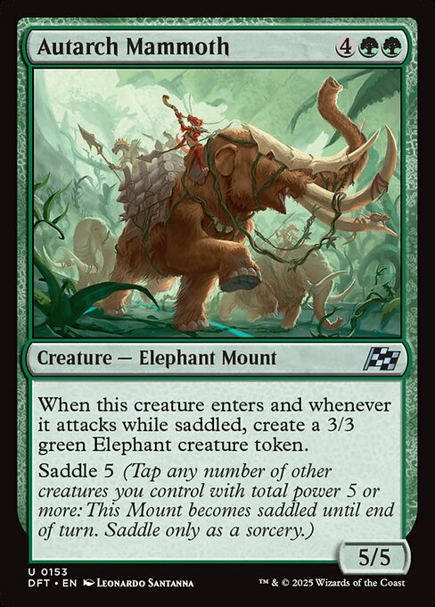 Autarch Mammoth - 153 (Normal) Near Mint_Non-Foil