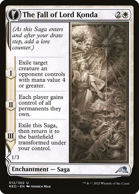 The Fall of Lord Konda // Fragment of Konda NEO #12 Non-Foil