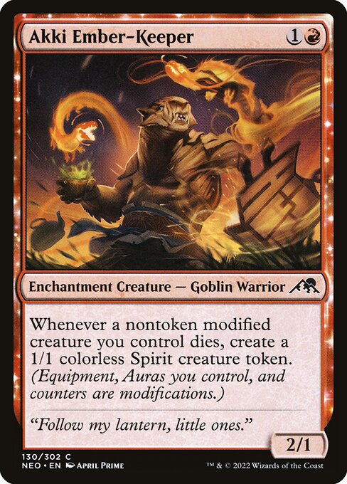 Akki Ember-Keeper NEO #130 Non-Foil