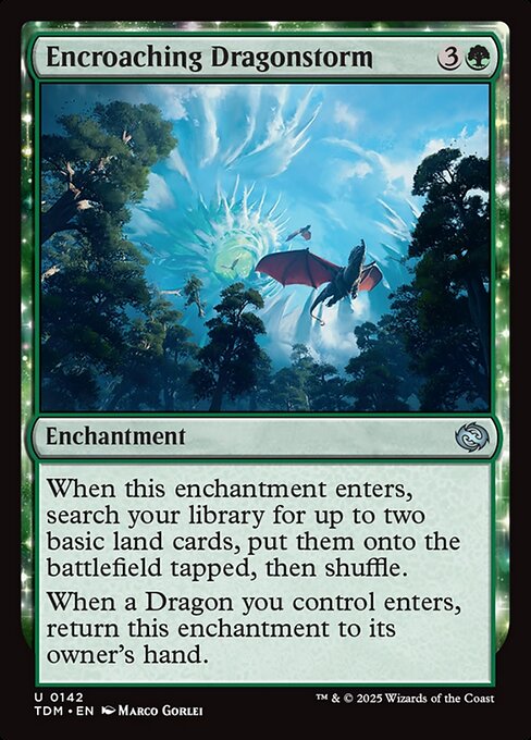 Encroaching Dragonstorm - 142 (Normal) Near Mint_Non-Foil