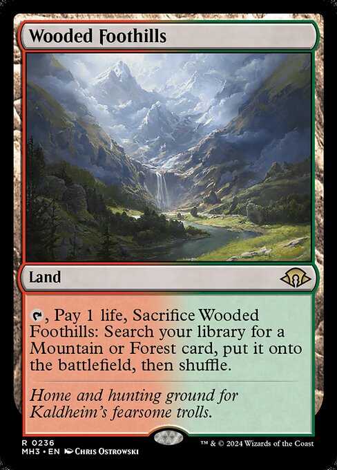Wooded Foothills MH3 #236 Non-Foil
