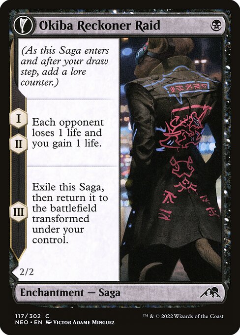 Okiba Reckoner Raid // Nezumi Road Captain NEO #117 Non-Foil