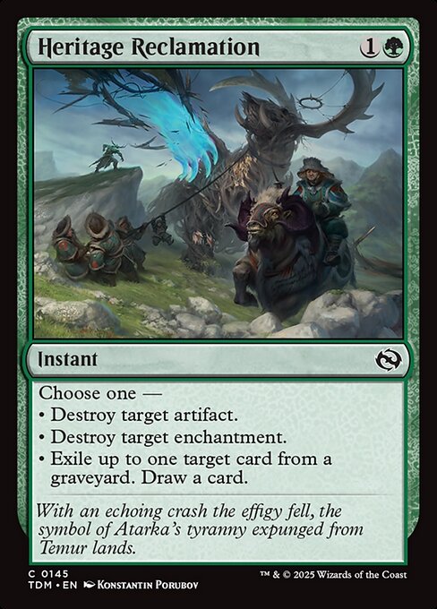 Heritage Reclamation - 145 (Normal) Near Mint_Non-Foil