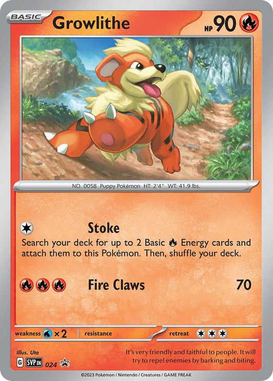 Growlithe - 024 - 24 (Holo)