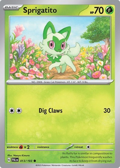 Sprigatito - 013/193 (Summer 2023 Collector Chest) - 013/193 (Holo)