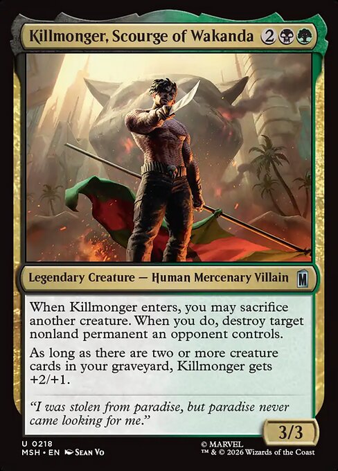 Killmonger, Scourge of Wakanda - 218 (Foil)