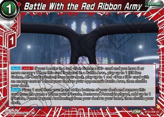 Battle With the Red Ribbon Army - BT22-006 (Normal) Near Mint_Normal