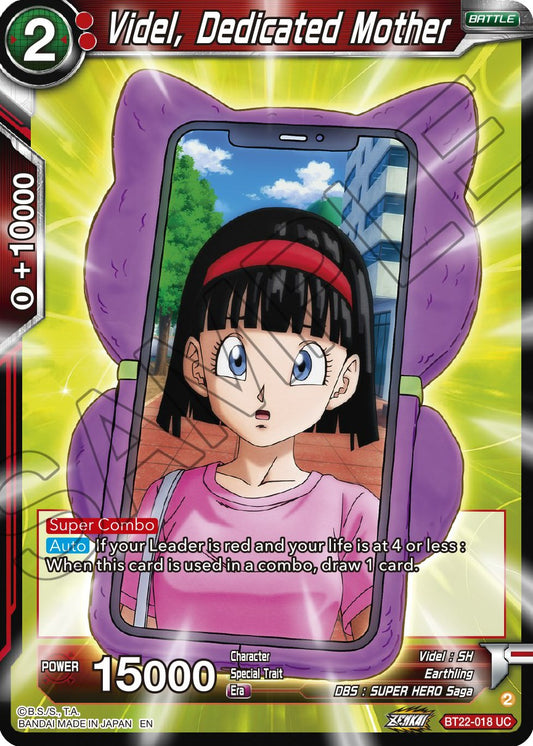 Videl, Dedicated Mother - BT22-018 (Normal) Near Mint_Normal