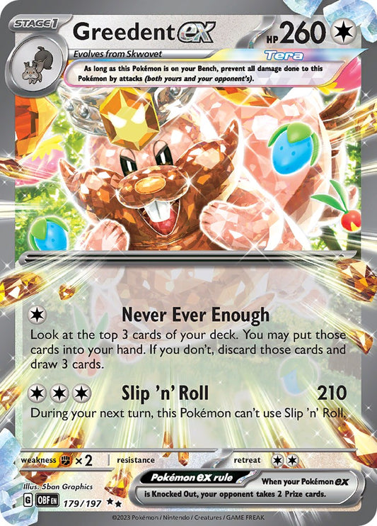 Greedent ex - 179/197 (Holo)